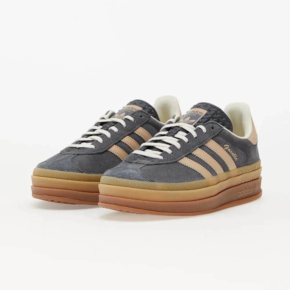 [NEW] Women's adidas Gazelle Bold Shoe 'Grey' IE0428‎